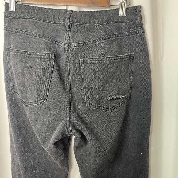 PACSUN black jeans women's 26 the MOM JEAN in a distressed style trendy - Picture 6 of 16